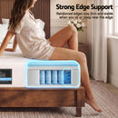 Giselle 25cm Queen Hybrid Mattress Soft Knitted Fabric Edge Support Gel Foam-8