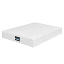 Giselle 25cm Queen Hybrid Mattress Soft Knitted Fabric Edge Support Gel Foam-11
