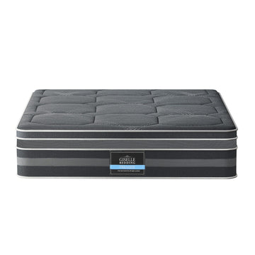 Giselle Mattress 35cm Hybrid Pocket Spring Euro Top Queen - 0