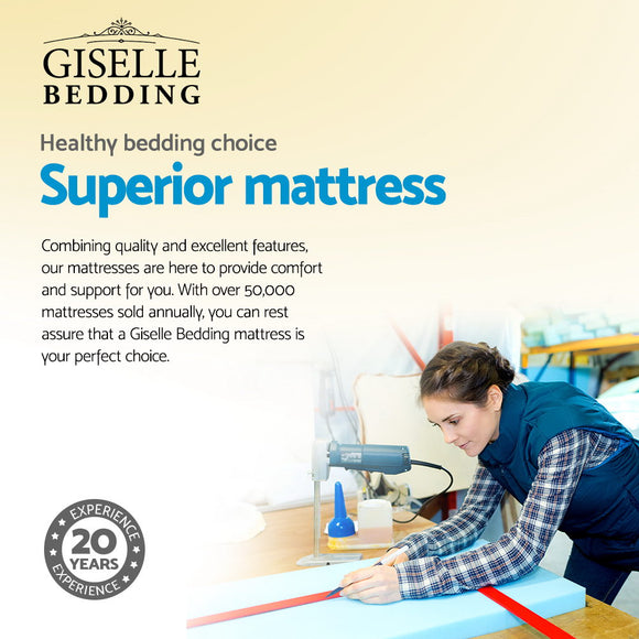 Giselle Bedding 24cm Mattress Super Firm Double