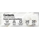 Giselle Bedding Memory Foam Pillow 19cm Thick Twin Pack-6