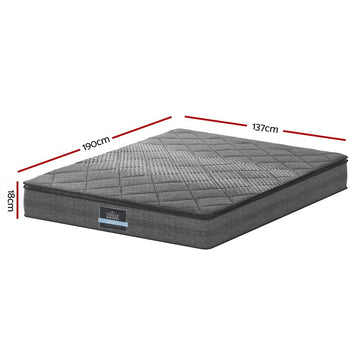 Giselle Bedding 18cm Mattress Pillow Top Double - 0