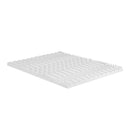 Giselle Bedding Memory Foam Mattress Topper 7-Zone Airflow Pad 8cm Double White-1