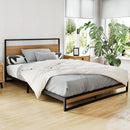 Artiss Bed Frame Double Size Metal Bed Frame DANE-2