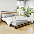 Artiss Bed Frame King Size Metal Bed Frame DANE-2