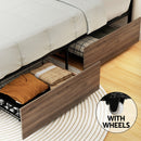 Artiss Bed Frame Queen Size Metal Frame with 2 Drawers DREW-7