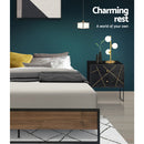 Artiss Bed Frame Metal Bed Frame Bed Base OSLO - Queen-5