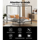 Artiss Bed Frame Double Size Metal Bed Frame POCHY-4