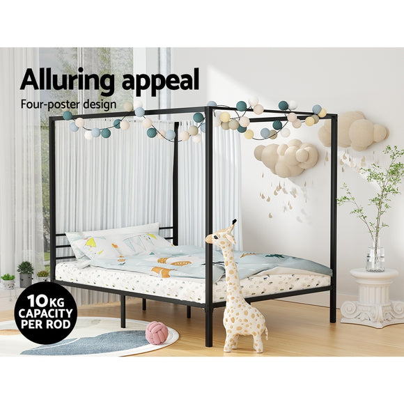 Artiss Bed Frame Double Size Metal Bed Frame POCHY