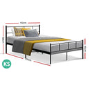 Artiss Bed Frame King Single Metal Bed Frame SOL-2