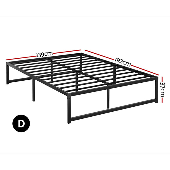 Artiss Bed Frame Double Size Metal Bed Frame TINO