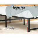 Artiss Bed Frame Double Size Metal Bed Frame TINO-6