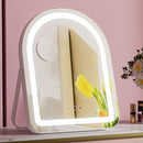 Embellir Makeup Mirror 35x45cm Dressing Vanity LED Stripe Light with 5x Magnification Rotation White Arch-6