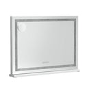 Embellir Bluetooth Makeup Mirror 58x46cm Hollywood Vanity with LED Light Crystal-1