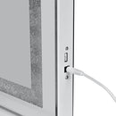 Embellir Bluetooth Makeup Mirror 58x46cm Hollywood Vanity with LED Light Crystal-3