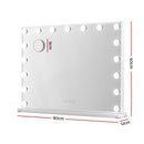 Embellir Makeup Mirror 80x58cm Hollywood Vanity with LED Light Tabletop Wall-2