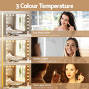 80x65cm Embellir Makeup Mirror Hollywood Vanity with LED Light Silver Legs-4
