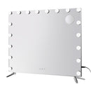 80x65cm Embellir Makeup Mirror Hollywood Vanity with LED Light Silver Legs-1