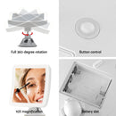 Embellir Makeup Mirror 10X Magnification LED Light Adjustable Rotation Cordless Suction Cup-6