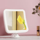 Embellir Makeup Mirror 10X Magnification LED Light Adjustable Rotation Cordless Suction Cup-7