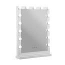 Embellir Makeup Mirror 43x61cm Hollywood Vanity with LED Light Tabletop White-1