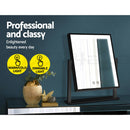 Embellir Makeup Mirror 25x30cm Hollywood Vanity with LED Light Rotation Black-4