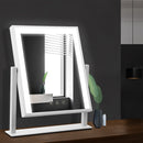 Embellir Makeup Mirror 25x30cm Hollywood Vanity with LED Light Rotation White-7