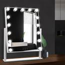 Embellir Makeup Mirror 40x50cm Hollywood Vanity with LED Light Rotation Tabletop-7
