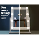 Embellir Makeup Mirror 30x38cm Hollywood Vanity with LED Light Rotation Tabletop-5