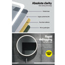 Embellir Wall Mirror 80cm with Led light Makeup Home Decor Bathroom Round Vanity-4