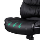 Artiss 8 Point Massage Office Chair Heated Seat PU Black-6