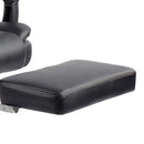Artiss 8 Point Massage Office Chair PU Leather Footrest Black-7
