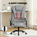 Artiss Executive Office Chair 4-Point Massage Adjustable Ergonomic Recline Back-4