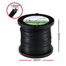 Giantz 100M Whipper Snipper Trimmer Line 2.4mm Star Nylon String Cord Black-2