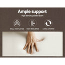 Artiss Wooden Office Chair Fabric Seat Grey-5