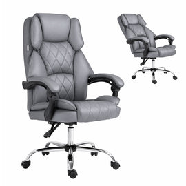 Artiss Executive Office Chair Recliner Grey