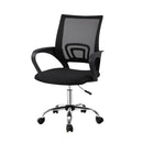 Artiss Mesh Office Chair Mid Back Black-1
