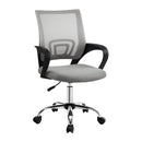 Artiss Mesh Office Chair Mid Back Grey-1