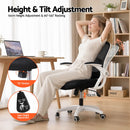 Artiss Mesh Office Chair Mid Back Black-5