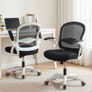 Artiss Mesh Office Chair Mid Back Black-10