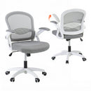 Artiss Mesh Office Chair Mid Back Grey-1