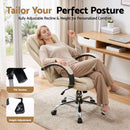 Artiss Executive Office Chair Leather Tilt Beige-4