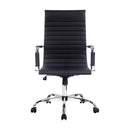 Artiss Office Chair Conference Chairs PU Leather High Back Black-3