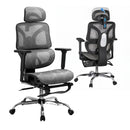 Artiss Ergonomic Office Chair Footrest Grey-1