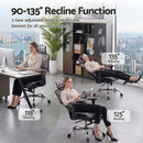 Artiss Ergonomic Office Chair Footrest Grey-5