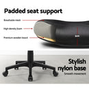 Artiss Mesh Office Chair Mid Back Black-6