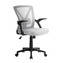 Artiss Mesh Office Chair Mid Back Grey-1