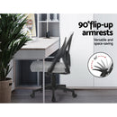 Artiss Mesh Office Chair Mid Back Grey-5