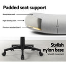 Artiss Mesh Office Chair Mid Back Grey-6