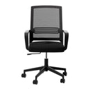 Artiss Mesh Office Chair Mid Back Black-3